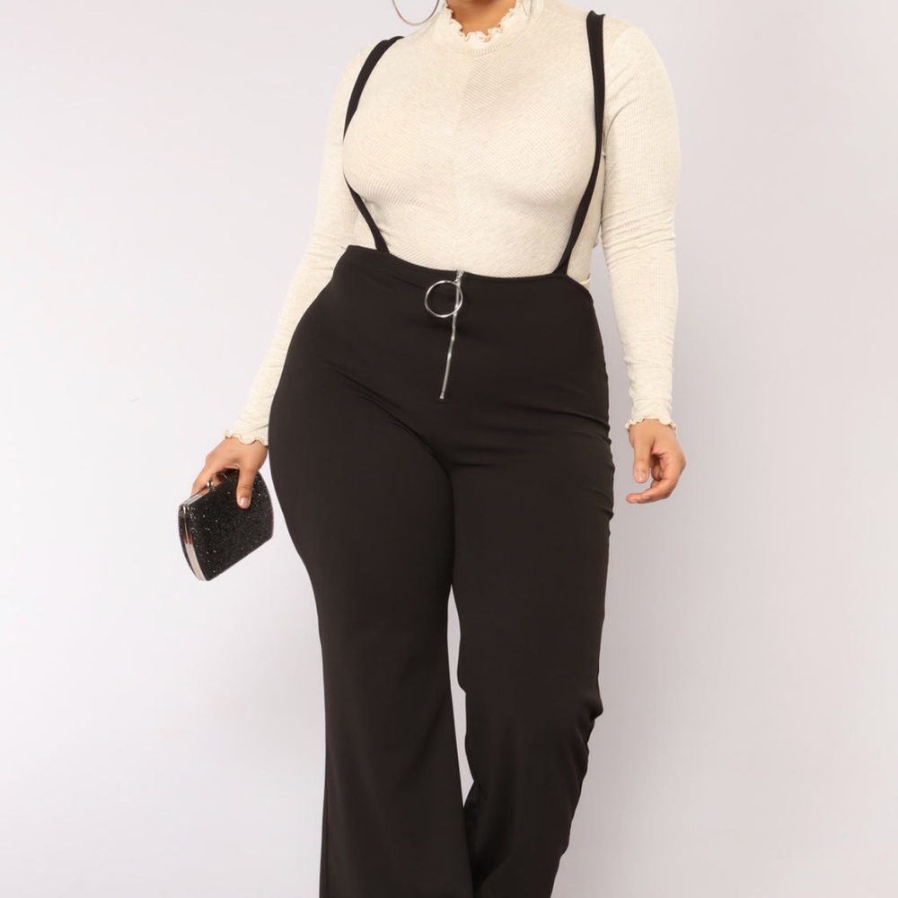 Black Jumpsuit Bottoms from Fashion Nova
